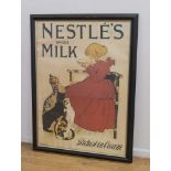 Framed Poster Signed Steinlen