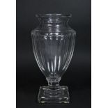 :Val St. Lambert Jupiter Carthage Clear Vase