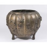 Chinese Bronze Footed Planter