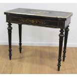 :French 19th Century Card Table