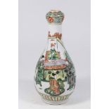 Chinese Porcelain Vase with Garlic Shape Head