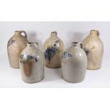 5 Stoneware Jugs