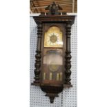 Victorian Mahogany Wall Clock