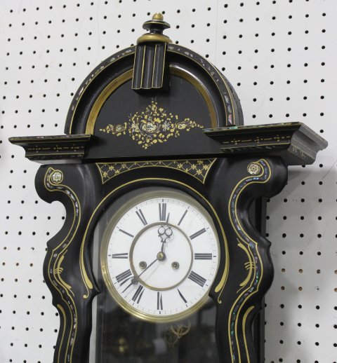 Victorian Mother of Pearl Inlaid Clock - Image 3 of 6