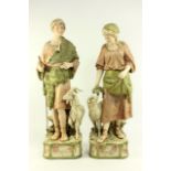 Pair Royal Dux Figures