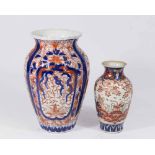 2 Japanese Imari Vases