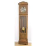 Mission Oak Grandfather's Clock