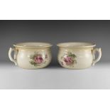 Vintage Chamber Pot Pair