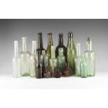 Antique Victorian Mixed Bottles Group