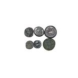 Ancient Greek Coins - Bruttium and Other Bronzes Group [6]