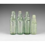 Antique Victorian Mixed Aqua Codd Bottle Group