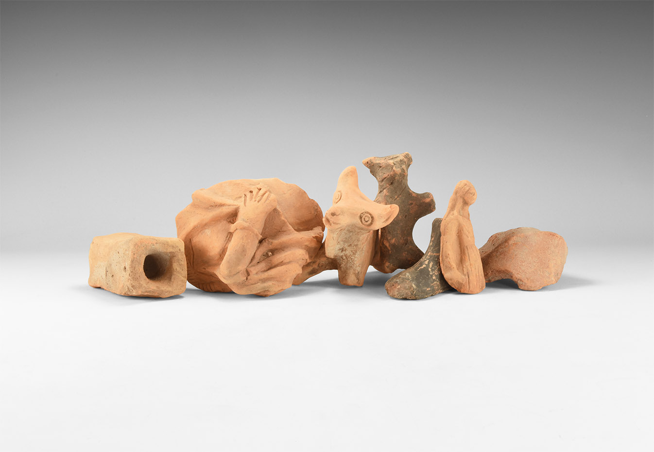 Greek Pottery Fragment Group