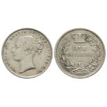 English Milled Coins - Victoria - 1845 - Shilling