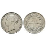 English Milled Coins - Victoria - 1863 - Shilling