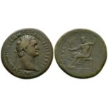 Imperial Coins - Domitian - Jupiter Sestertius