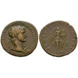 Imperial Coins - Trajan - Victory Sestertius