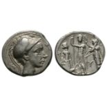 Republican -Cn Cornelius Blasio Cn f-Triad Denarius