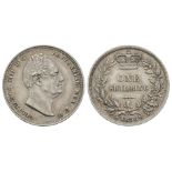 English Milled Coins - William IV - 1836 - Shilling