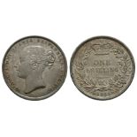 English Milled Coins - Victoria - 1845 - Shilling