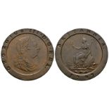 English Milled Coins - George III - 1797 - Cartwheel 2d
