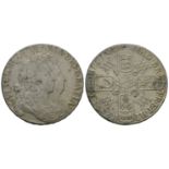 Milled - William and Mary - 1692/2 - Overdate Crown