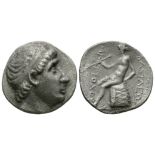 Ancient Greek Coins-Antiochos I-ApolloTetradrachm