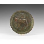 Indus Valley Offering Dish with Bull