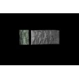 Western Asiatic Akkadian Inscribed Cylinder Seal