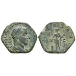 Imperial Coins - Trebonianus Gallus - Pietas Sestertius