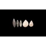 Stone Age Tool and Arrowhead Group