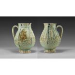 Islamic Glazed Calligraphic Jug