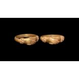 Medieval Clasped Hands Fede Ring