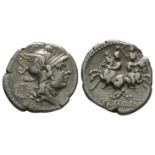 Republican Coins-C Servilius M f-Dioscuri Denarius