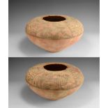 Indus Valley Mehrgarh Storage Vessel with Animals