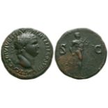 Imperial Coins - Vespasian - Mars Sestertius