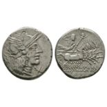 Republican Coins - M.Carbo - Jupiter Denarius