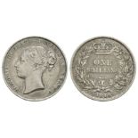 Milled Coins - Victoria - 1848/6 - Overdate Shilling