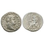 Ancient Roman Imperial - Nero - Salus Denarius