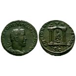 Imperial Coins - Trebonianus Gallus -Temple Bronze