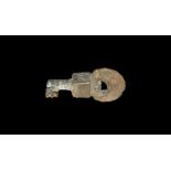 Roman Key with Pelta-Shaped Handle