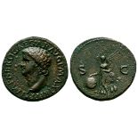 Ancient Roman Imperial Coins - Nero - Victory As
