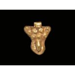 Roman Gold Phallic Pendant