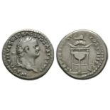 Imperial Coins - Titus - Dolphin on Tripod Denarius