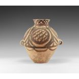 Chinese Neolithic Geometric Painted Jar