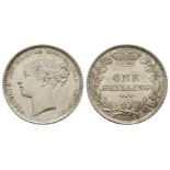 English Milled Coins - Victoria - 1885 - Shilling