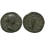 Imperial Coins - Lucilla - Juno Sestertius