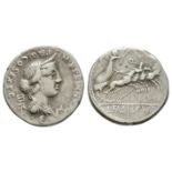 Republican - C Annius - Anna Perenna Denarius