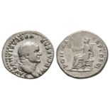 Imperial Coins - Vespasian - Pax Denarius