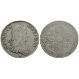 Milled Coins - Charles II - 1662 Rose Below - Crown