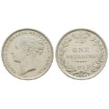 English Milled Coins - Victoria - 1887 - Shilling